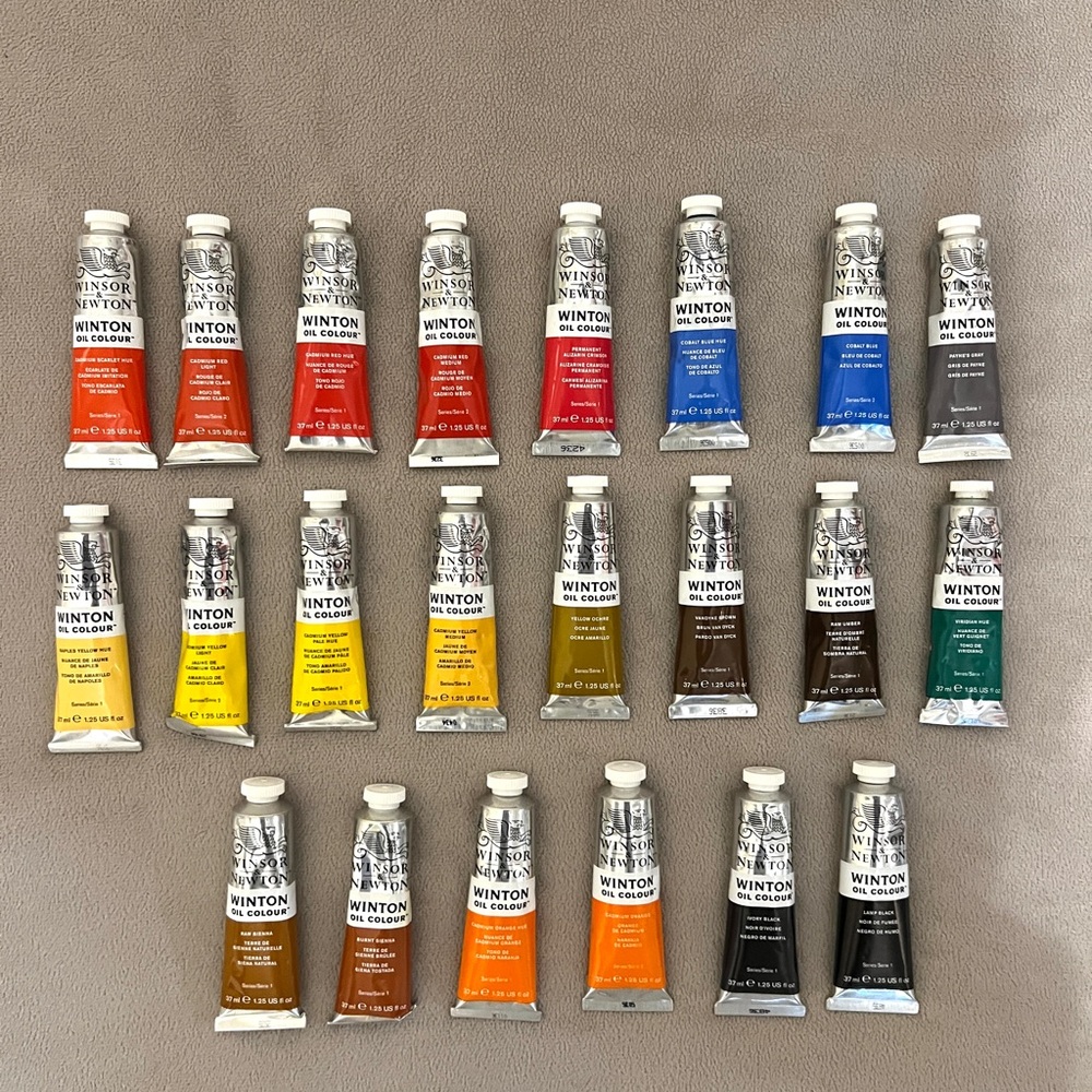 Winsor & Newton 1.25oz. Winton Oil Colour- Bundle of 22
